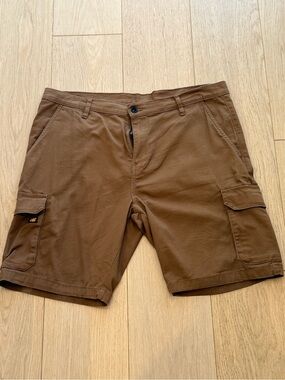 CAT Caterpillar Cargo Shorts Men’s Size 38 Brown Workwear Utility Shorts Vaca